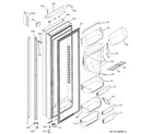 GE PSH23PSSDSV fresh food door diagram