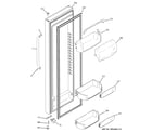 GE GSS25QSTBSS fresh food door diagram