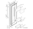 GE GSL25LGTDBS fresh food door diagram