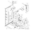 GE GSL25LGTDBS fresh food section diagram