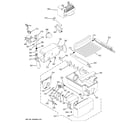 GE PCE23NHTCFSS ice maker & dispenser diagram