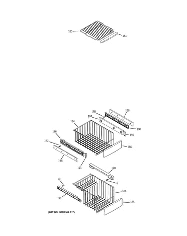 Freezer shelves