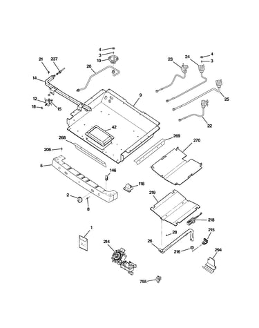 Gas & burner parts