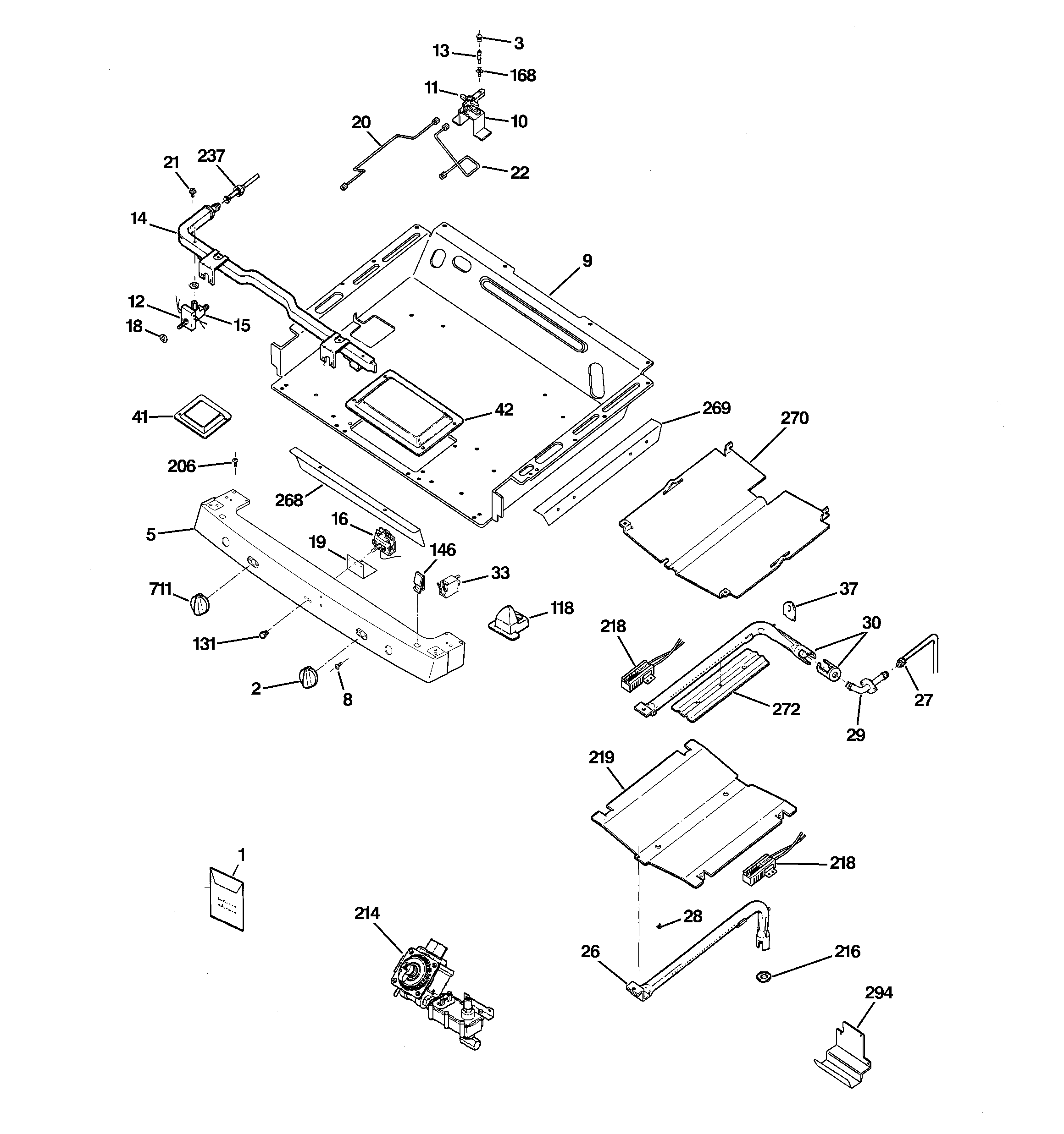 Gas & burner parts