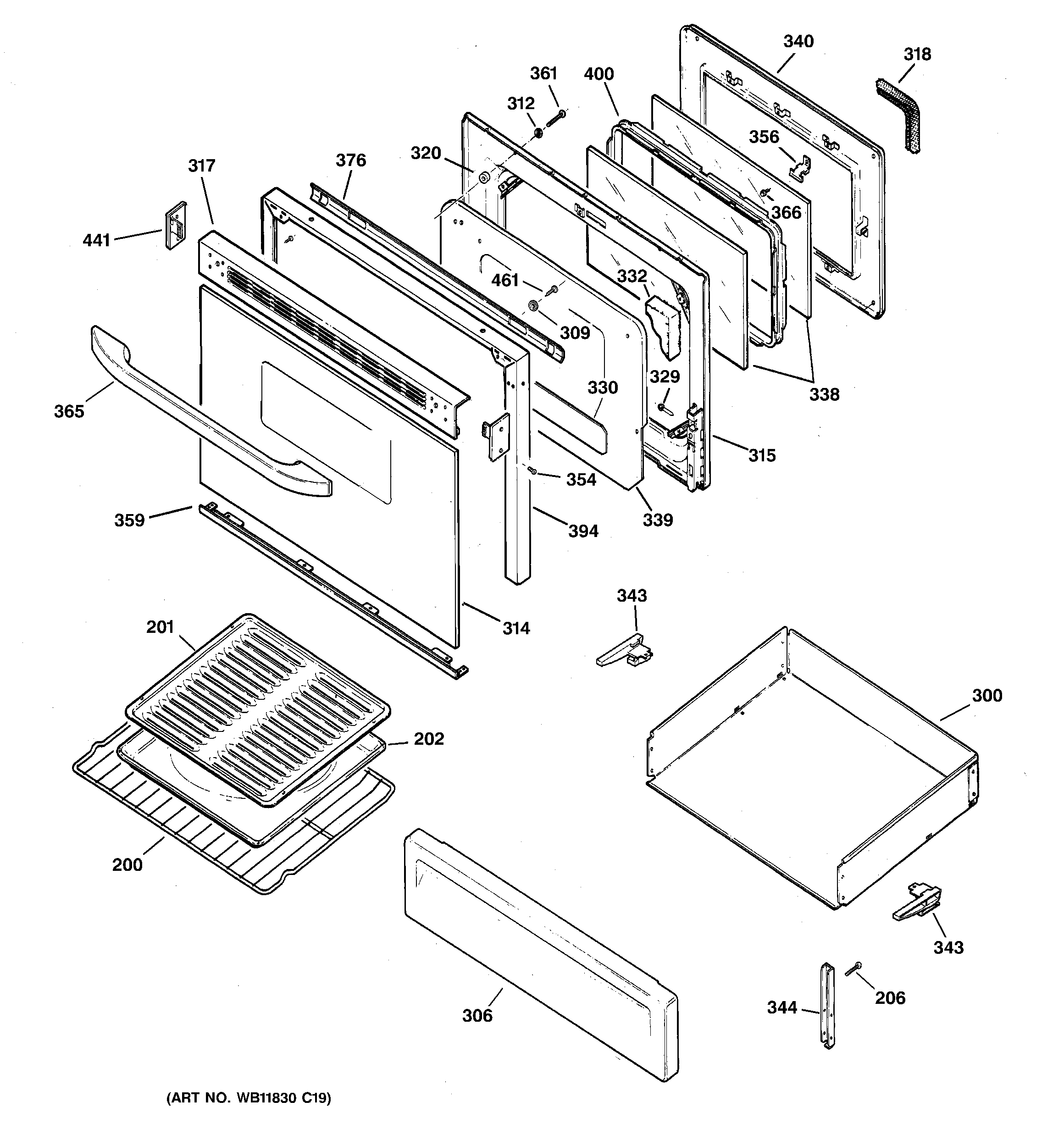 Door & drawer parts