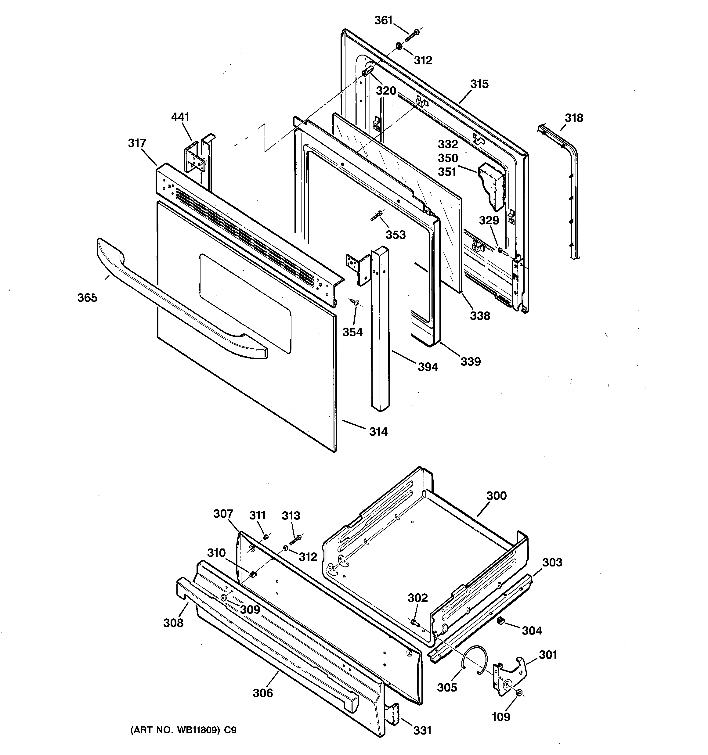 Door & drawer parts