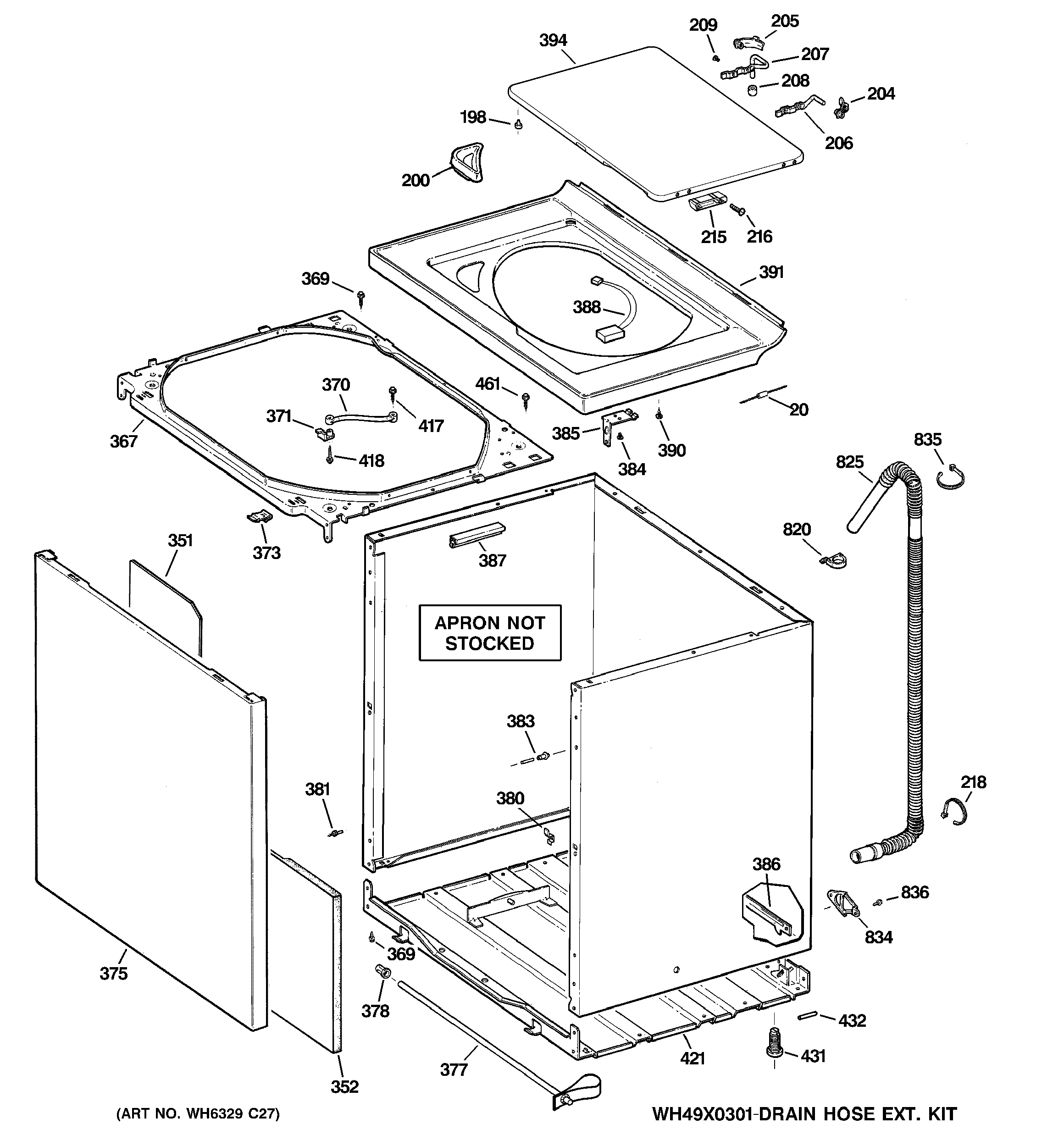 CABINET, COVER & FRONT PANEL