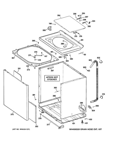 Cabinet, cover & front panel