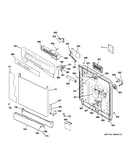 Escutcheon & door assembly