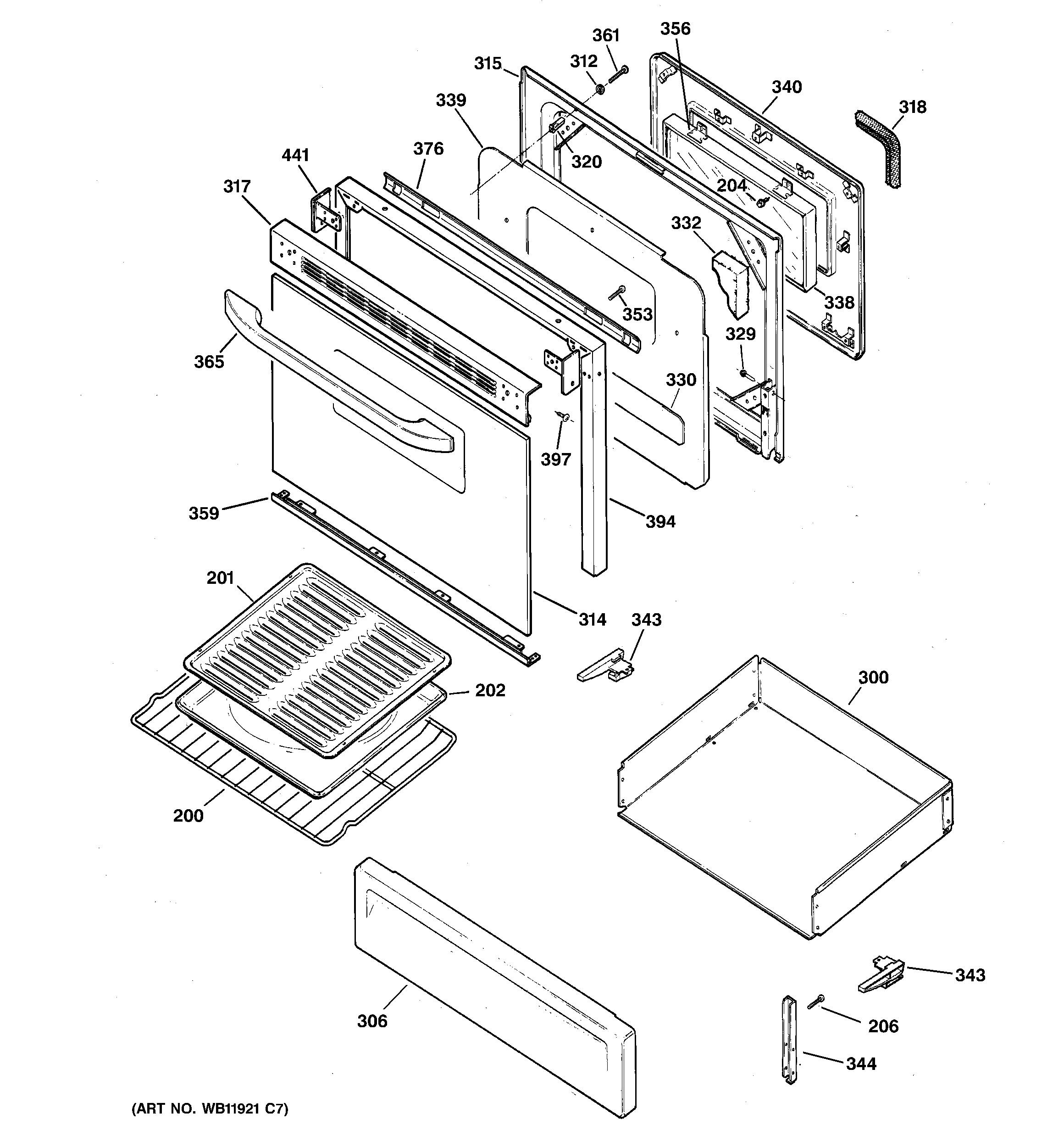 Door & drawer parts