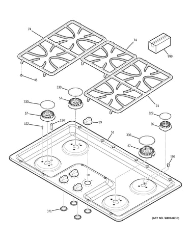 Control panel & cooktop