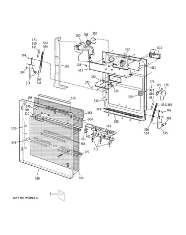 Door assembly
