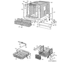 GE ZBD7005G00II basket & wrap assembly diagram
