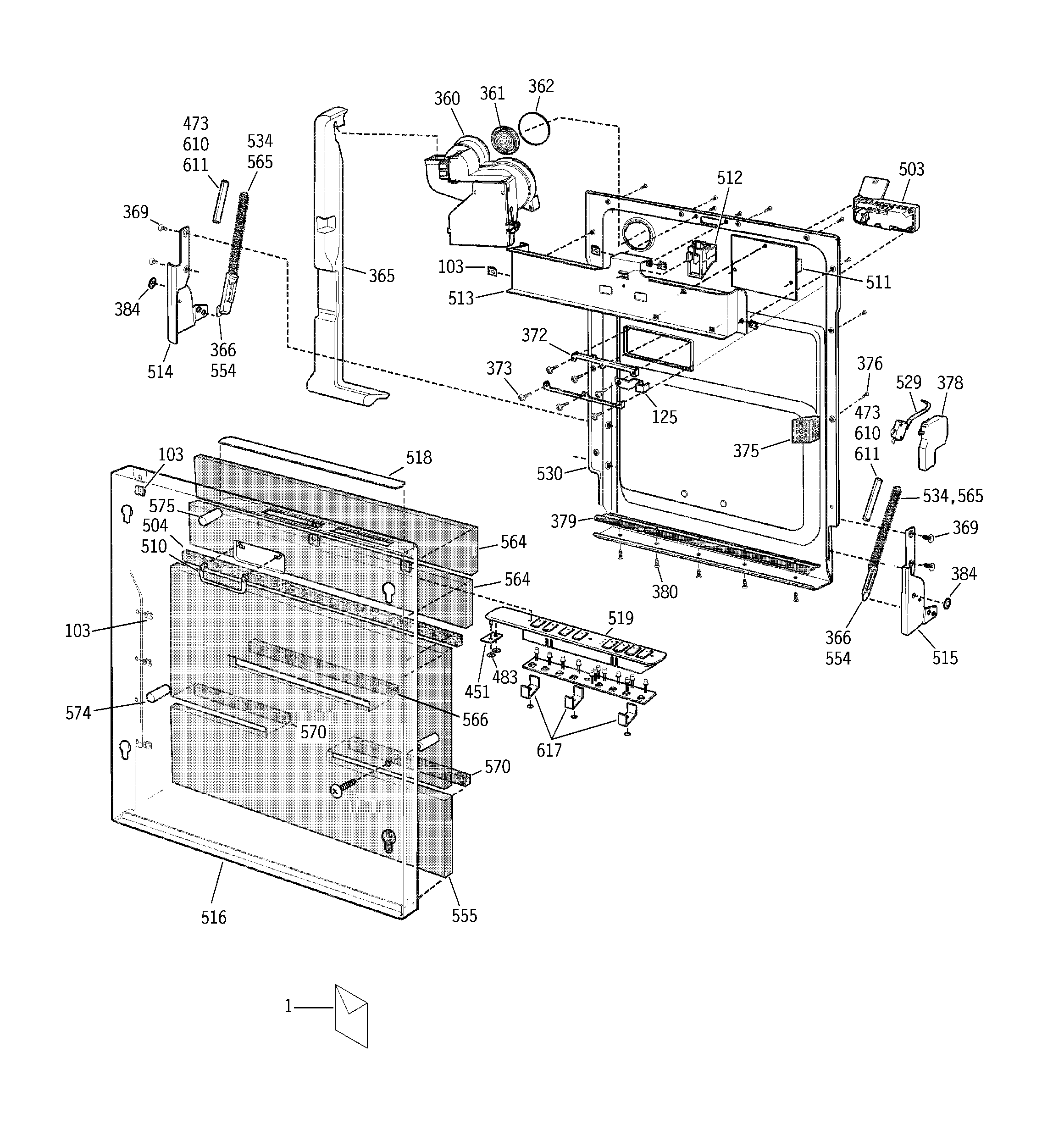 Door assembly