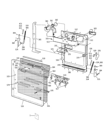 Door assembly