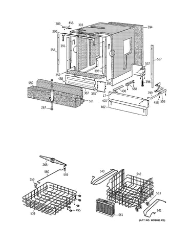 Basket & wrap assembly