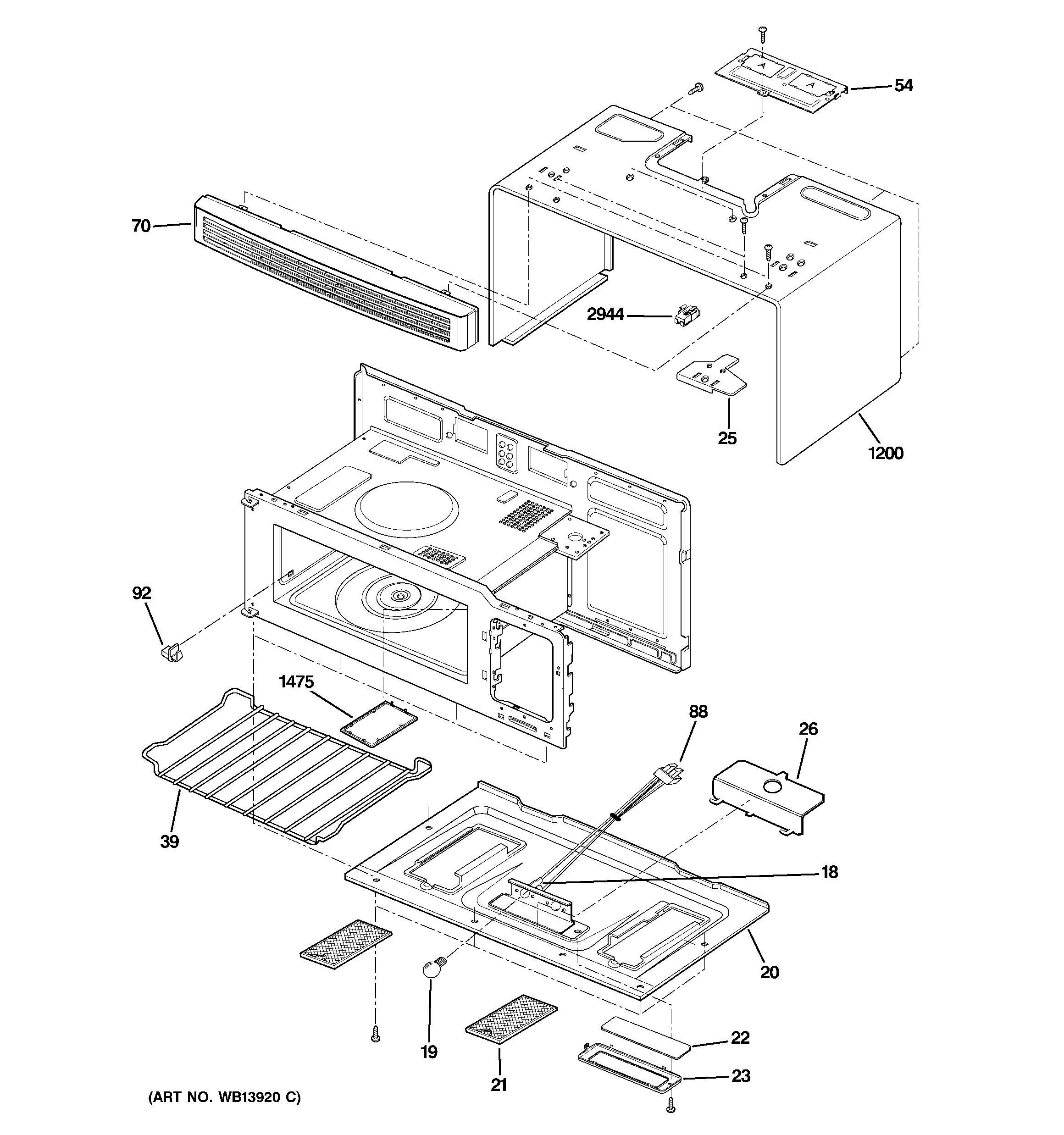 OVEN CAVITY PARTS