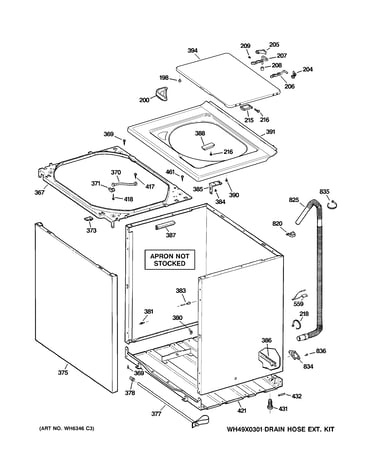 Cabinet, cover & front panel
