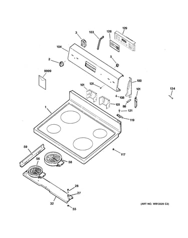 Control panel & cooktop