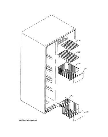 Freezer shelves