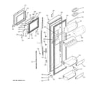 GE GSK25LHTACCC fresh food door diagram