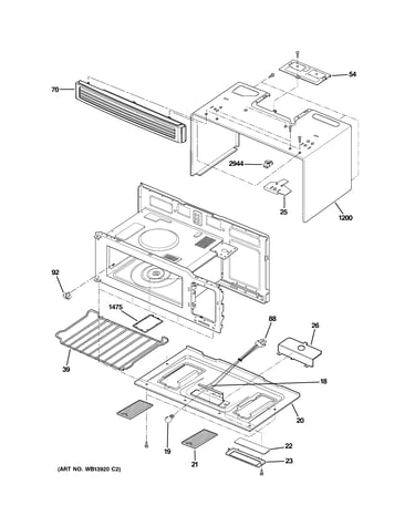 Oven cavity parts