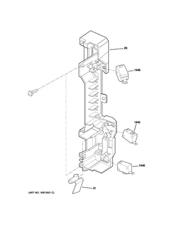 Latch board parts