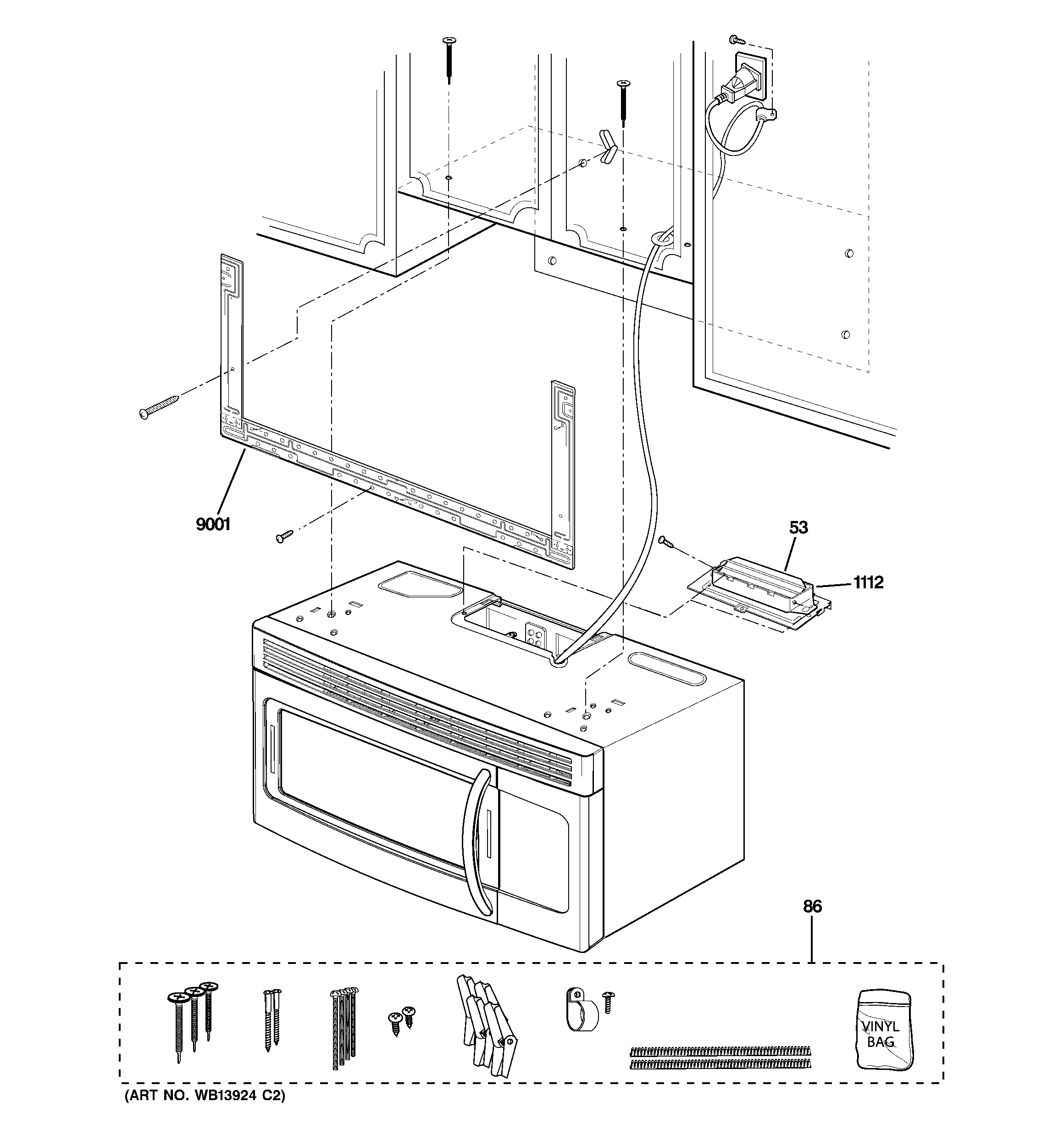 Installation parts