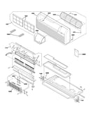Grille, heater & base pan parts