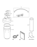 Water filtration parts