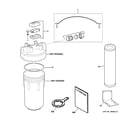 GE GXWH35F water filtration parts diagram