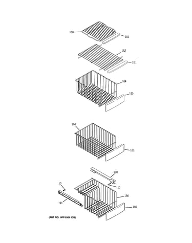 Freezer shelves