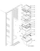 Fresh food shelves