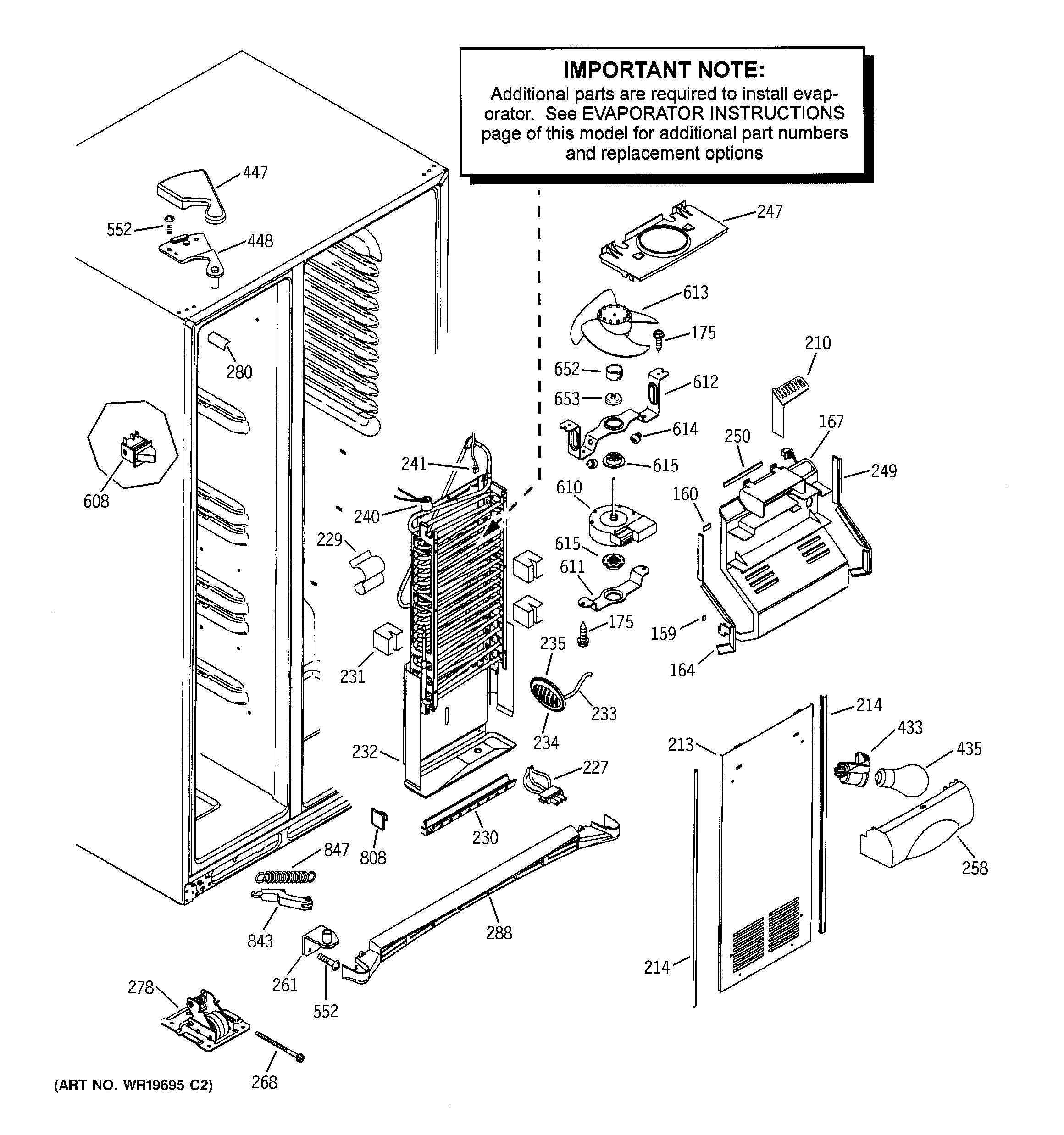 Freezer section