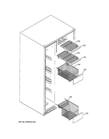 Freezer shelves