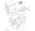 GE PSK27NHSDCWW ice maker & dispenser diagram
