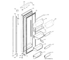 GE PSI23NSTESV fresh food door diagram