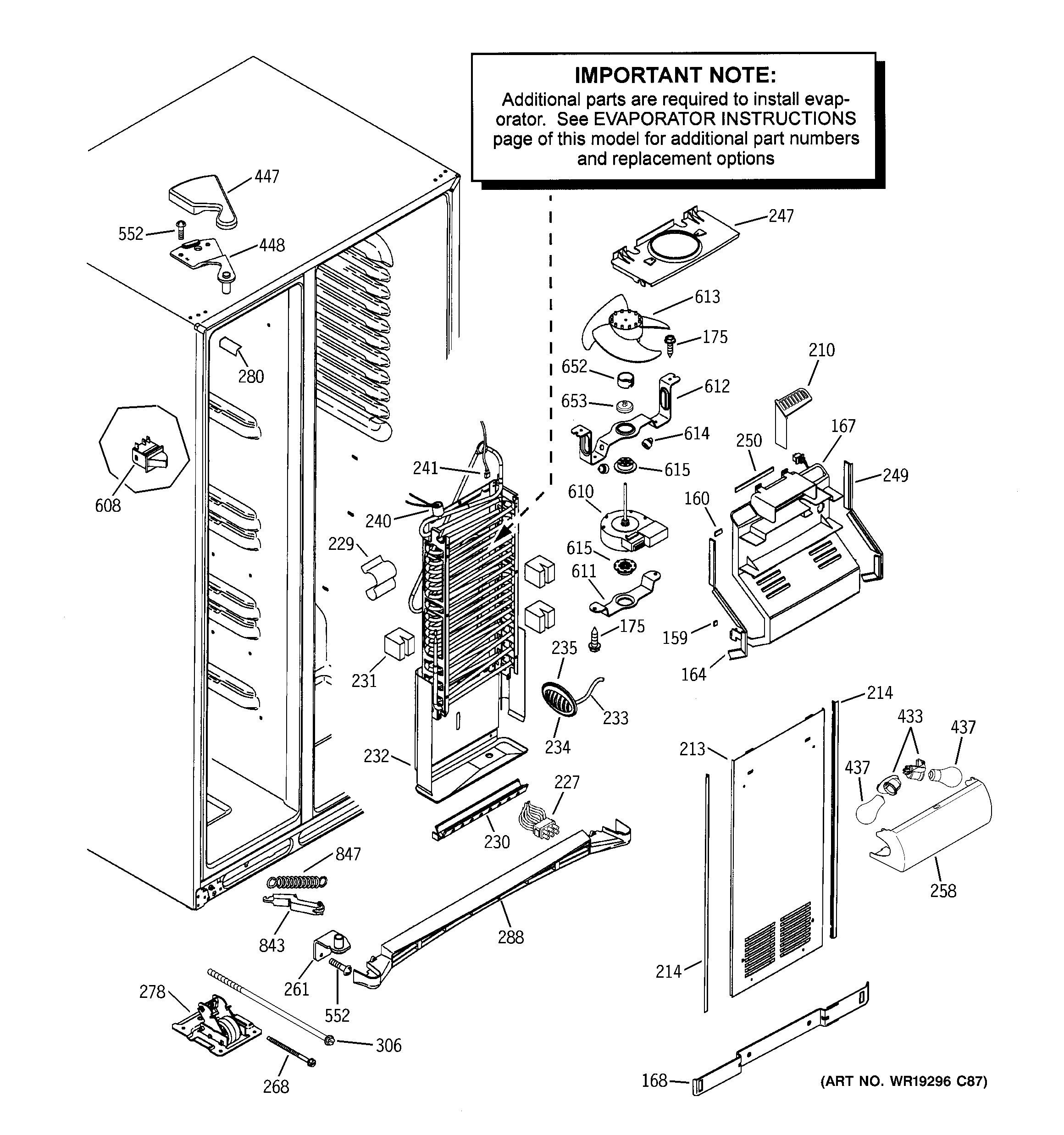 Freezer section