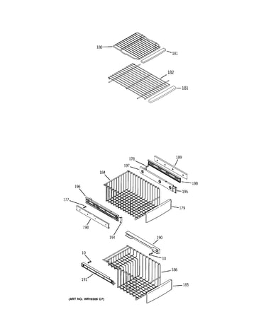 Freezer shelves