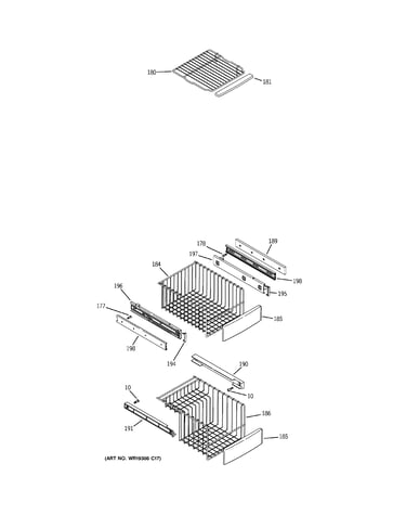 Freezer shelves