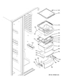 Fresh food shelves