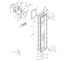 GE GCE23LHTAFSS freezer door diagram