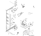 GE GCE23LHTAFSS fresh food section diagram