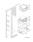 Fresh food shelves