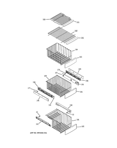 Freezer shelves