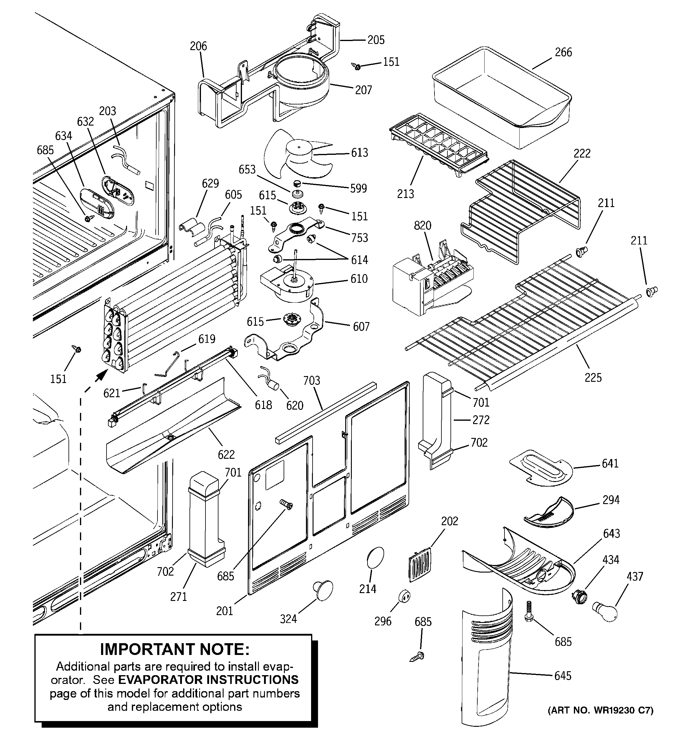 Freezer section