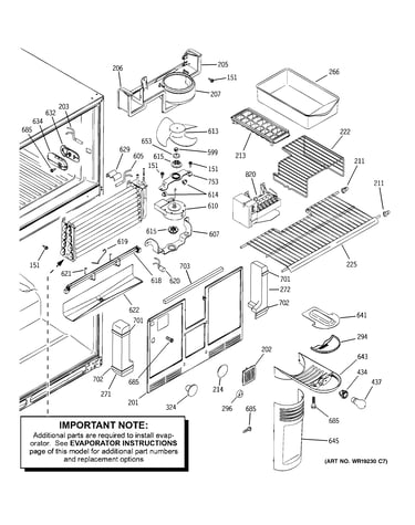 Freezer section