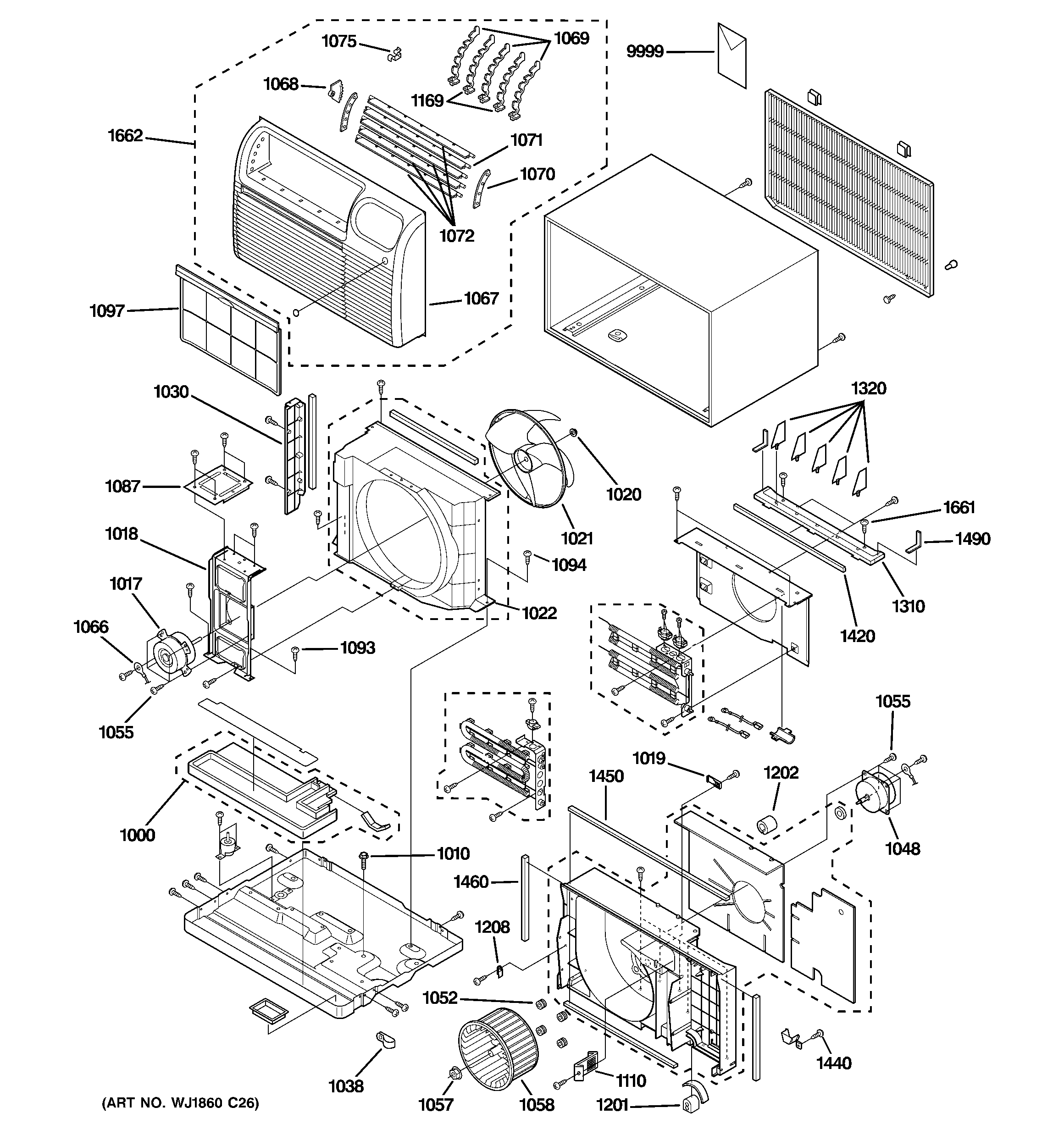 Cabinet & components
