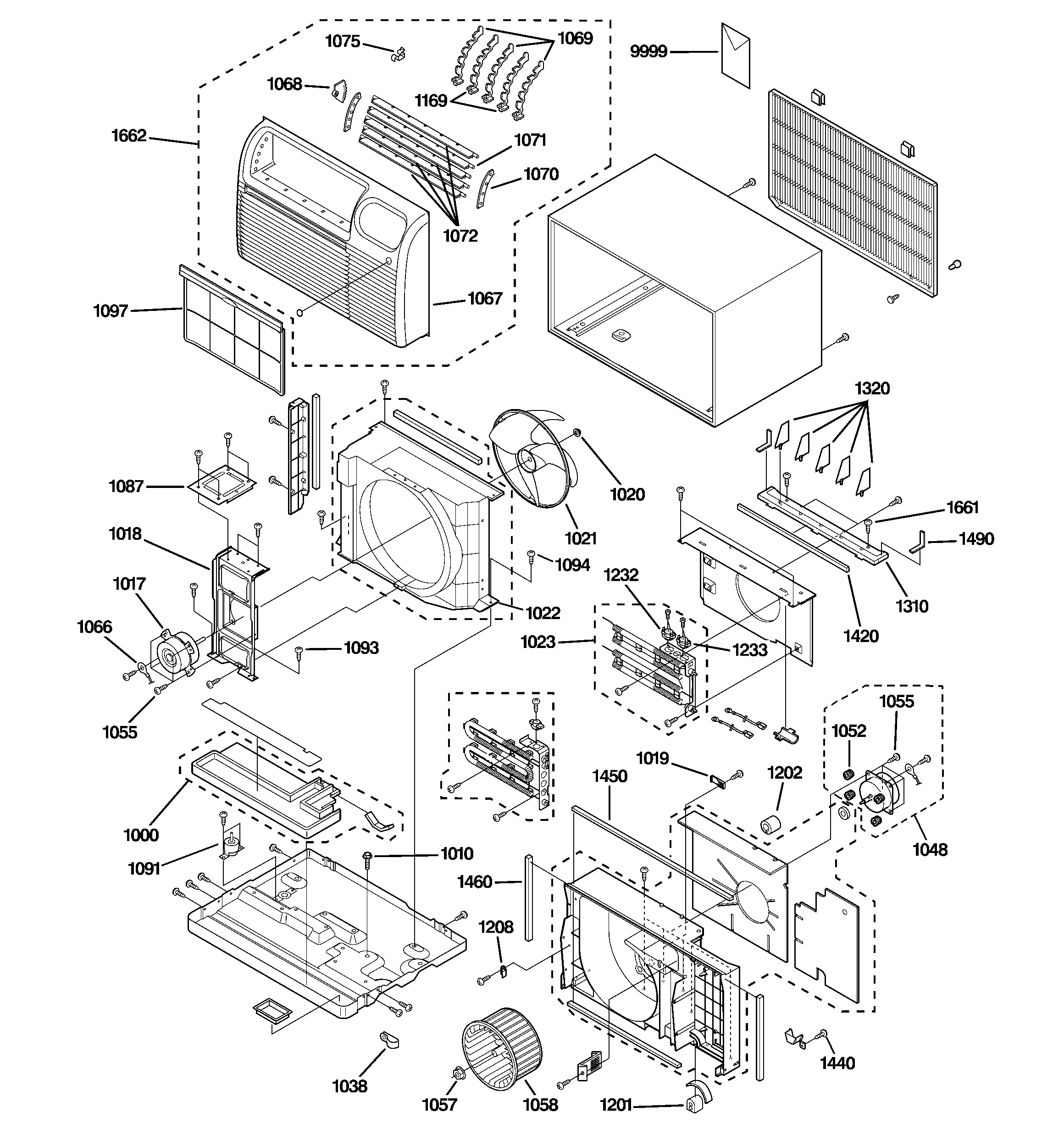 Cabinet & components