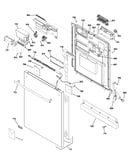 Escutcheon & door assembly